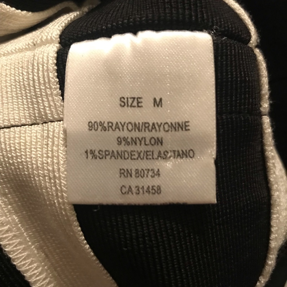 Black and white striped, shirt and sexy dress! - Picture 4 of 4